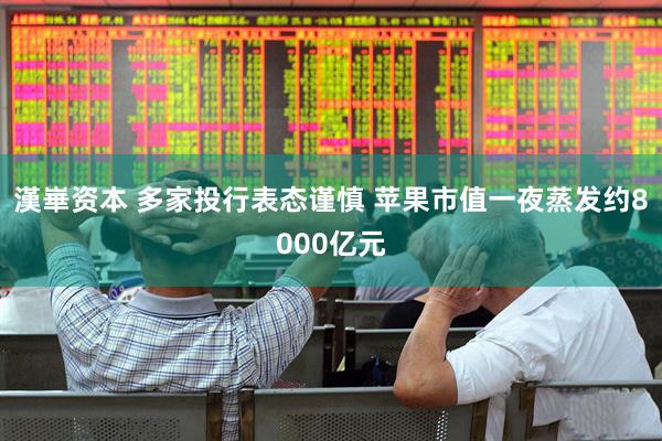 漢崋资本 多家投行表态谨慎 苹果市值一夜蒸发约8000亿元