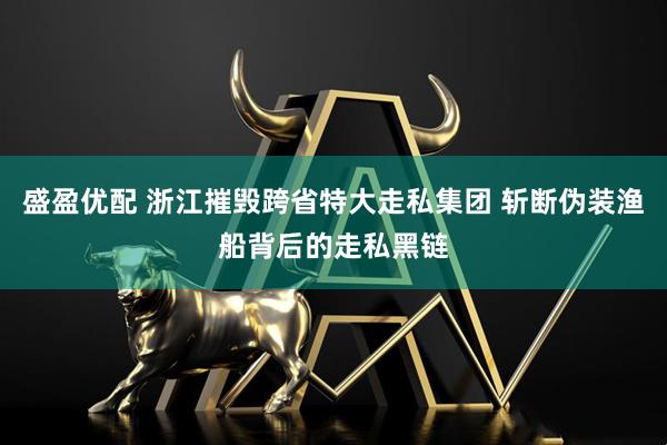 盛盈优配 浙江摧毁跨省特大走私集团 斩断伪装渔船背后的走私黑链