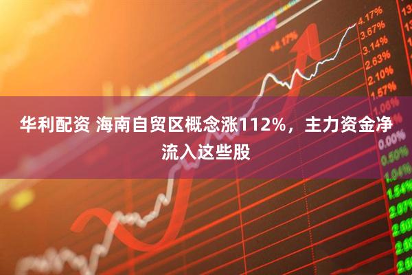 华利配资 海南自贸区概念涨112%，主力资金净流入这些股
