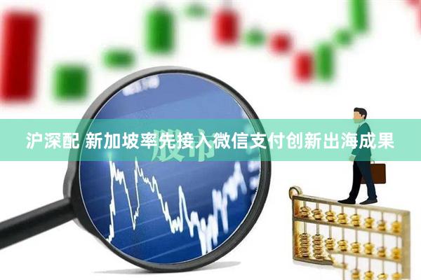 沪深配 新加坡率先接入微信支付创新出海成果